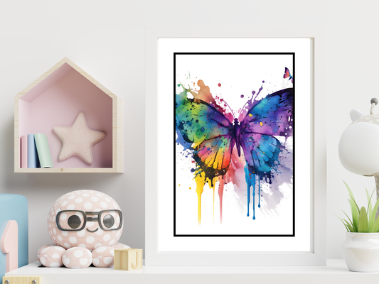 Watercolour Butterfly Art