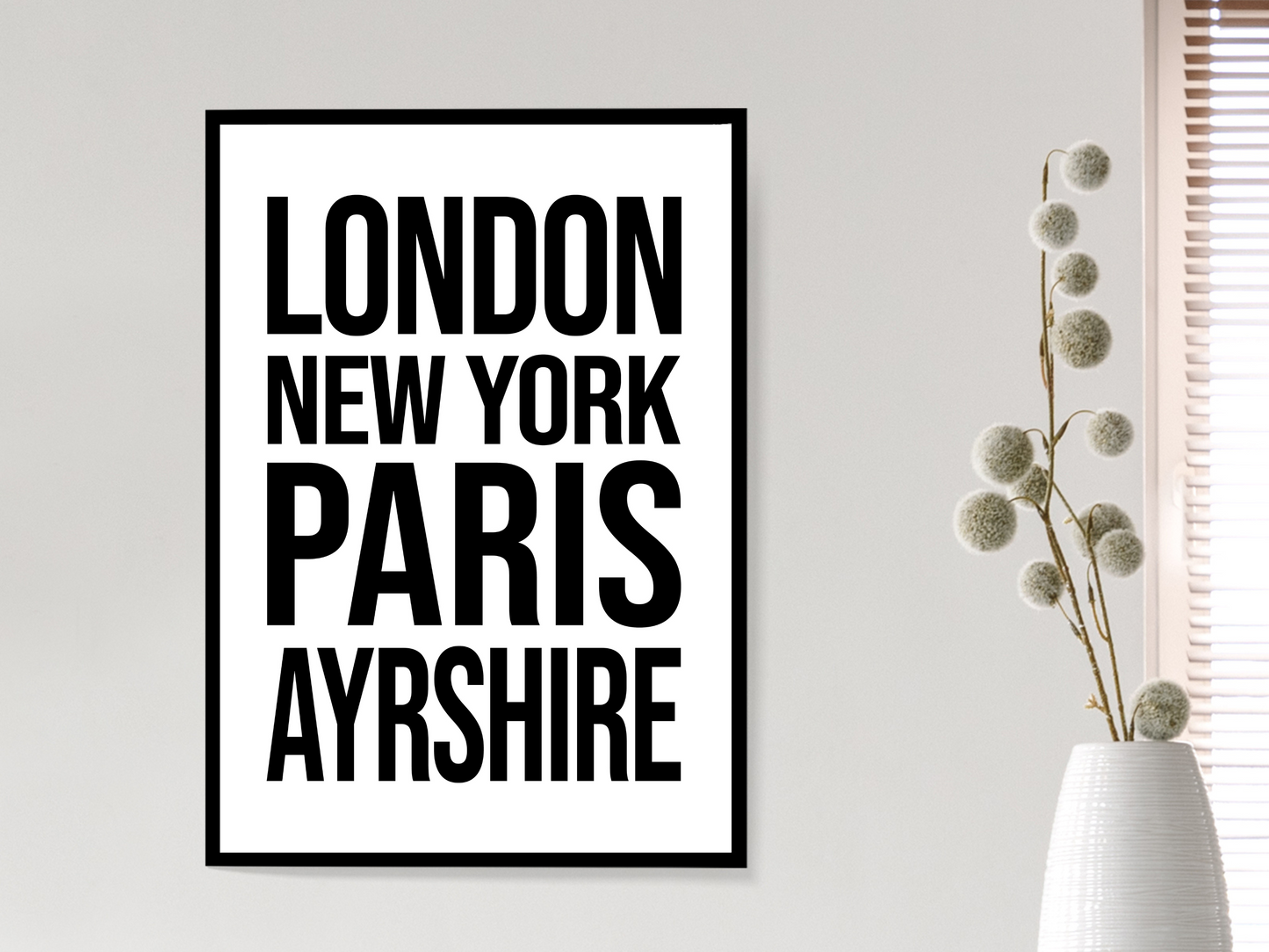 Ayrshire Bold Print