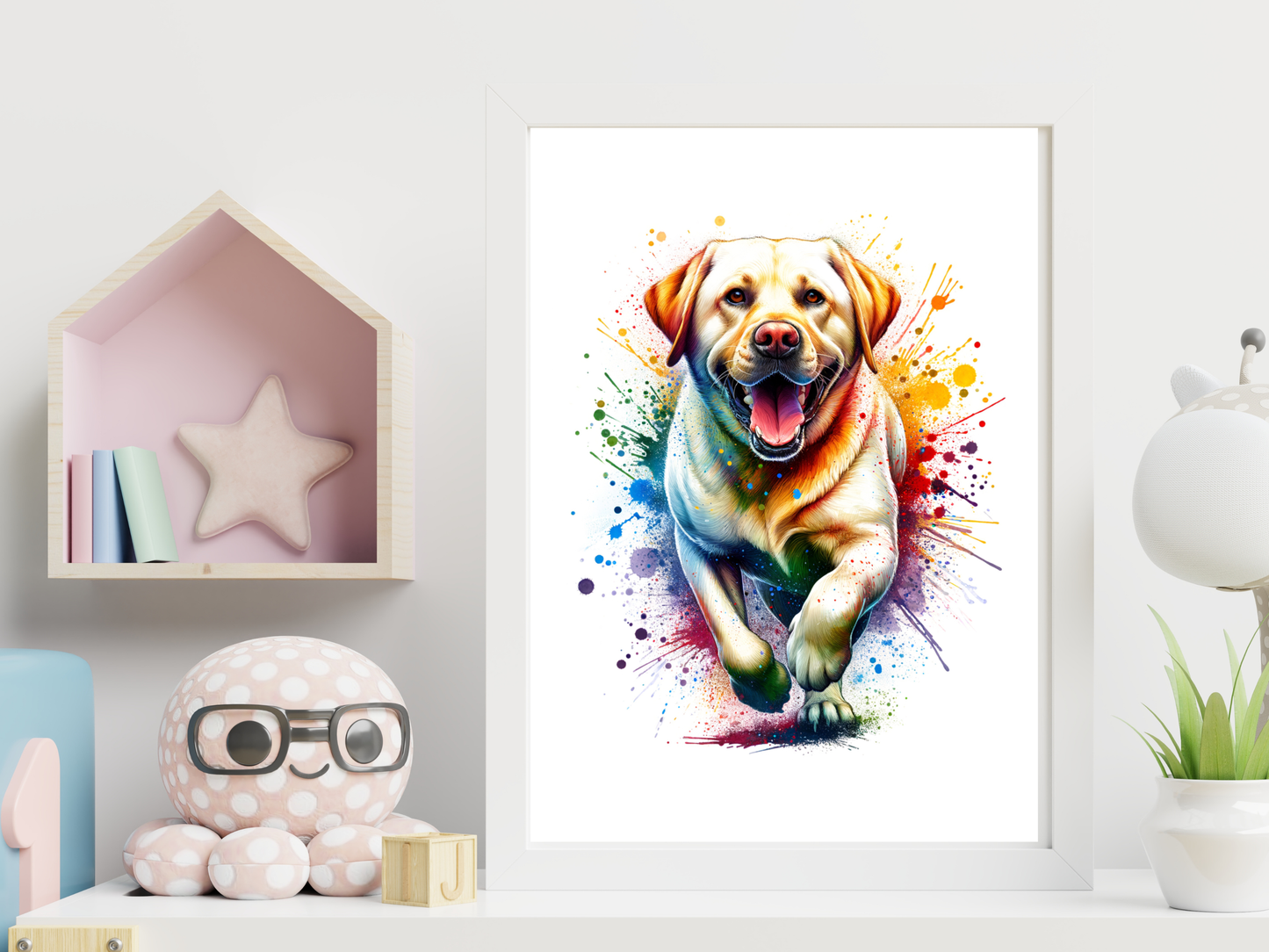 Watercolour Labrador Art