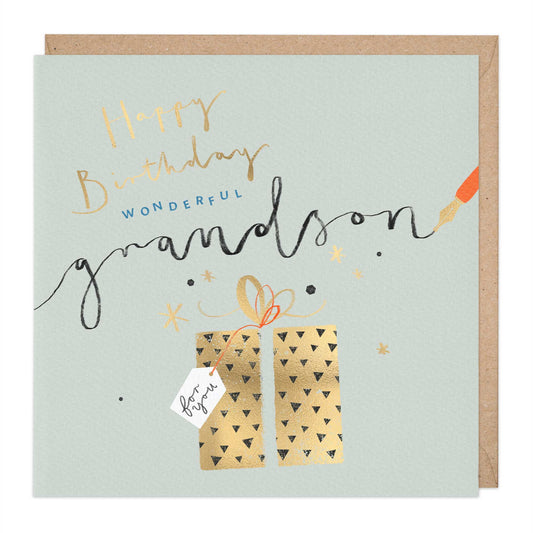 Wonderful Grandson Birthday Card