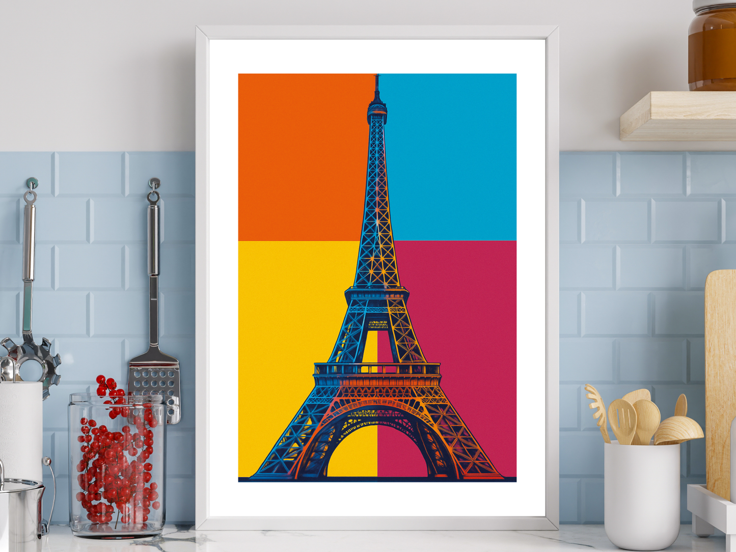Eiffel Tower Pop Art