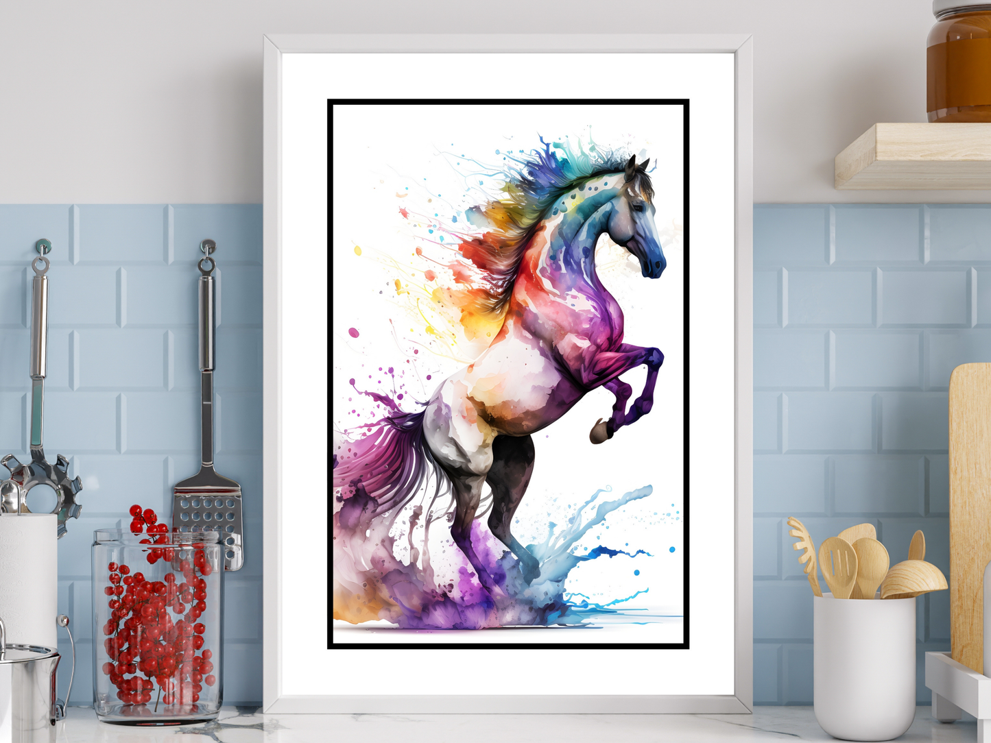 Watercolour Horse Art