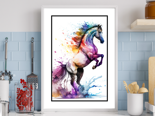 Watercolour Horse Art