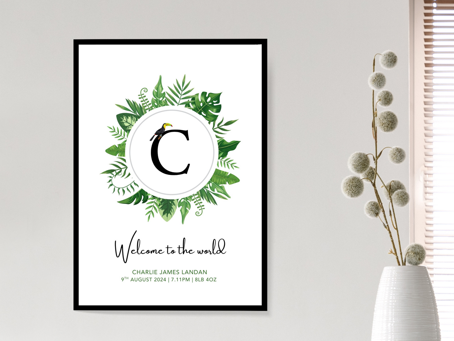 Newborn Jungle Personalised