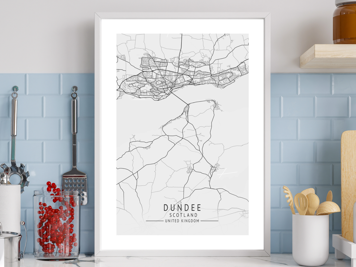 Dundee Map Print