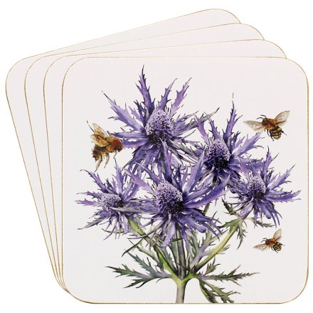 Bee-Tanical Thistle Coaster (Set of 4)