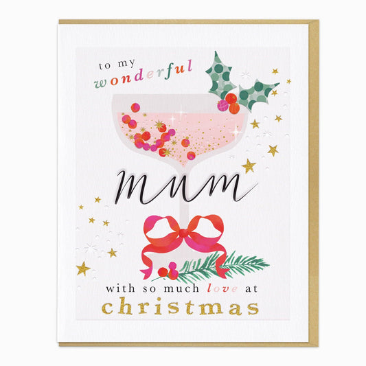 Wonderful Mum Christmas Card