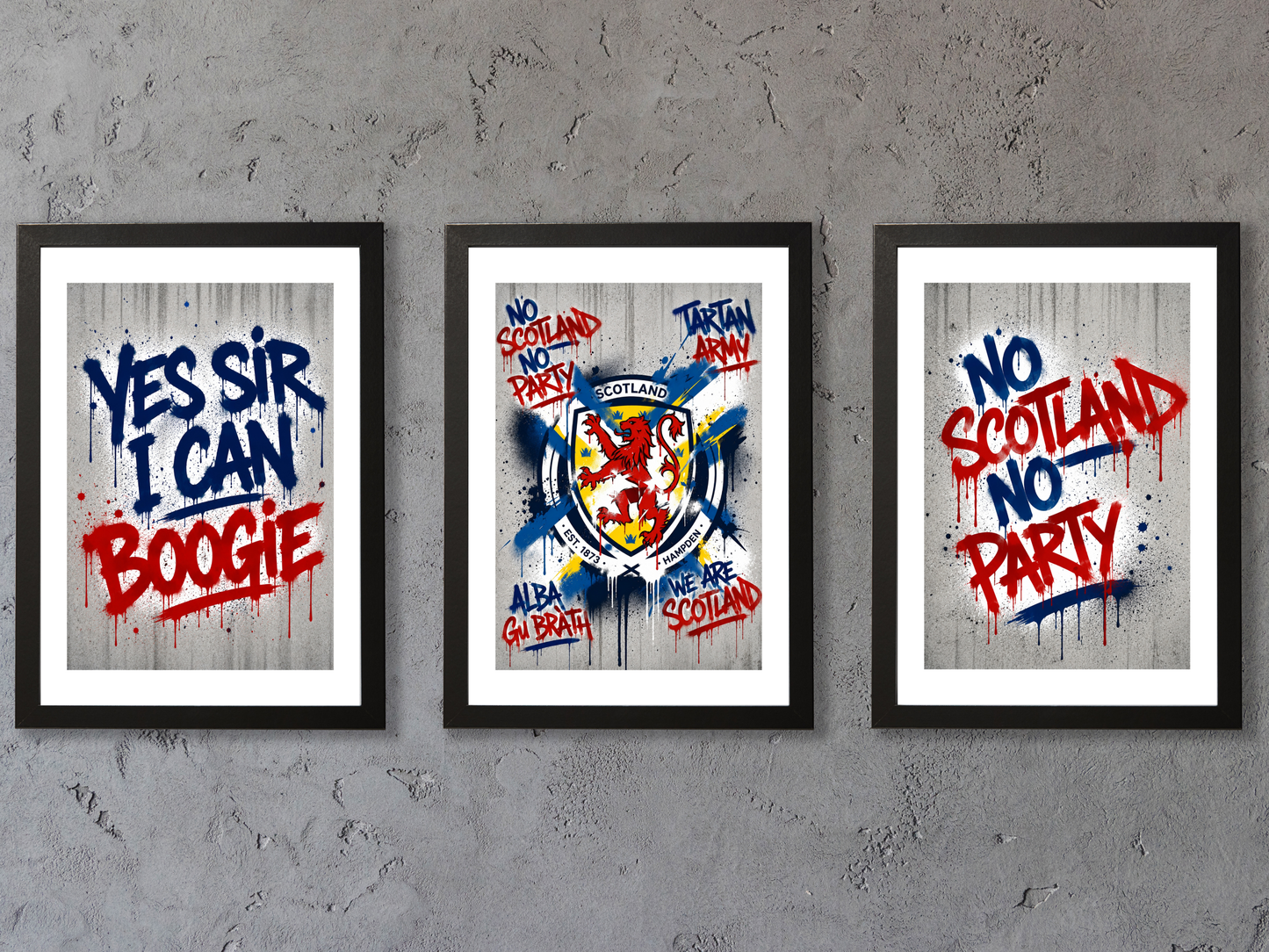 No Scotland No Party - Graffiti | Scotland Football