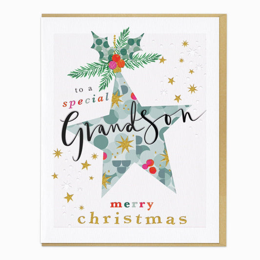 Special Grandson Christmas Card