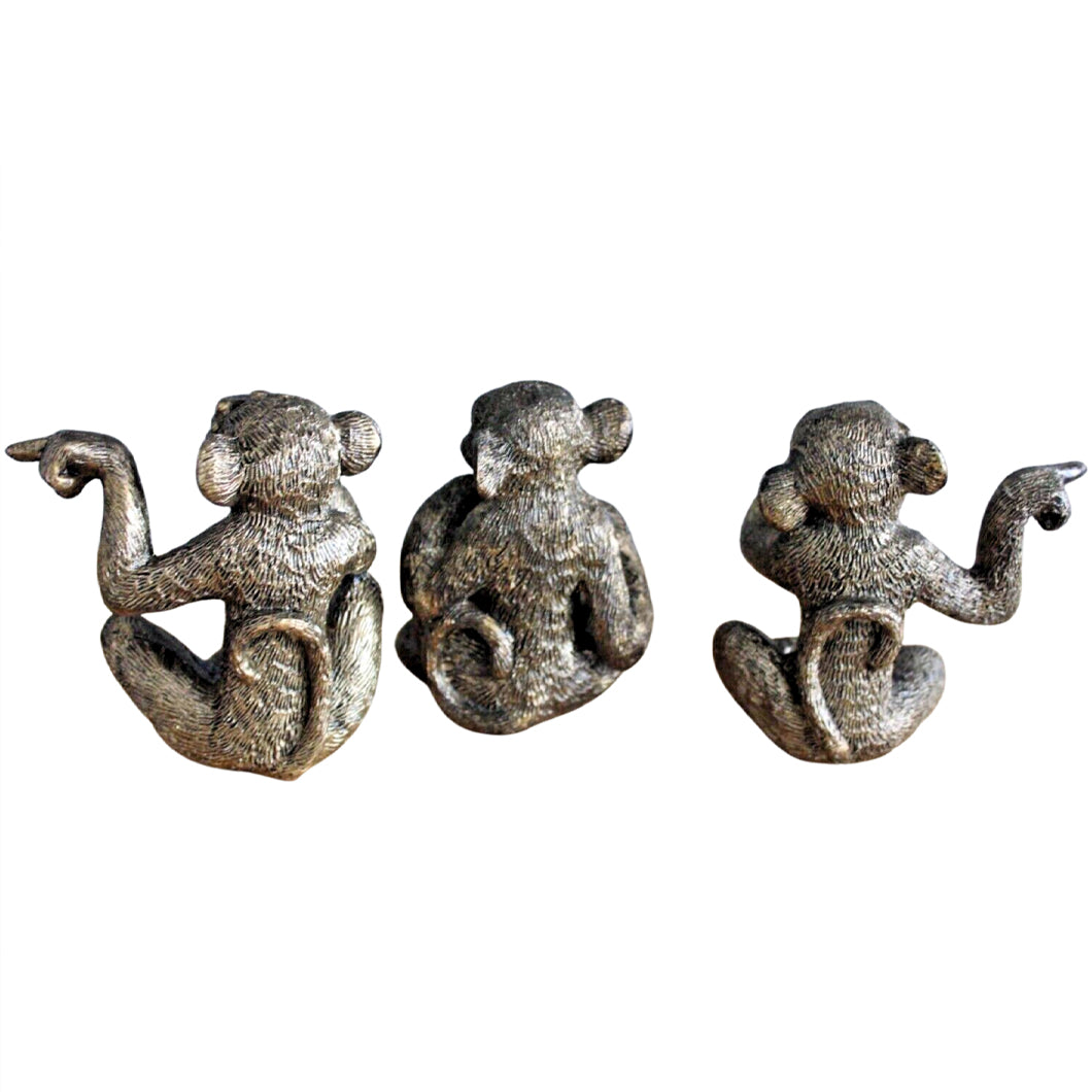 Cheeky Monkey Ornament Set of 3