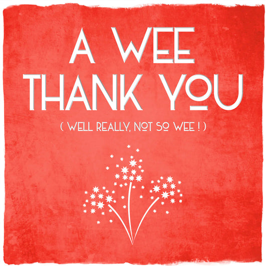 Wee Thank You Greetings Card
