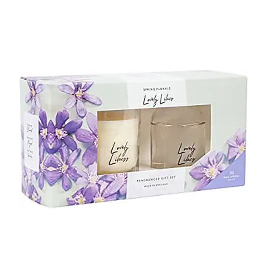 Lovely Lilacs Candle & Diffuser Gift Set
