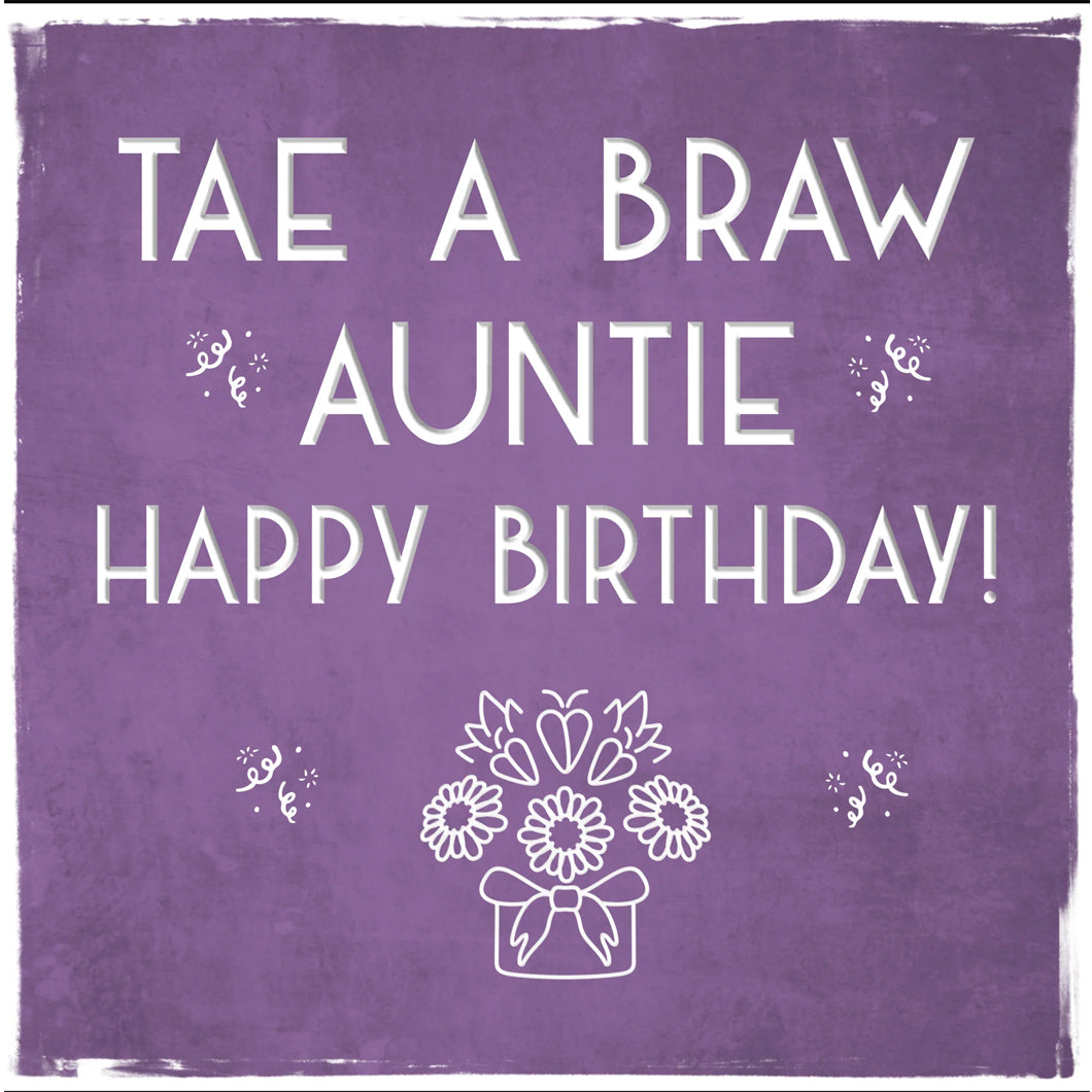 Braw Auntie Card