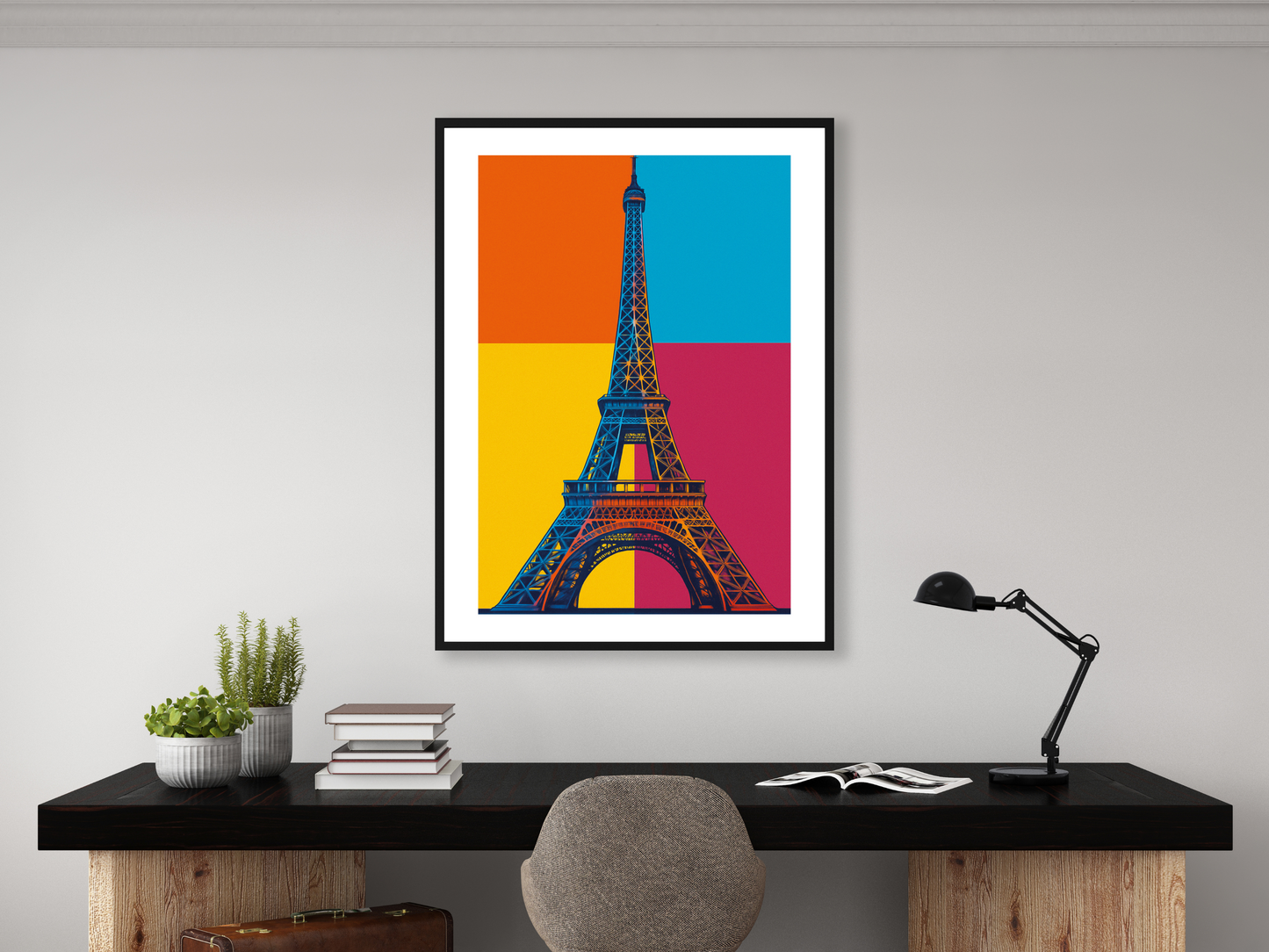 Eiffel Tower Pop Art