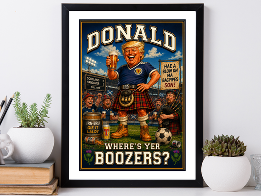 Donald Where's Yer Boozers? | Scotland Football