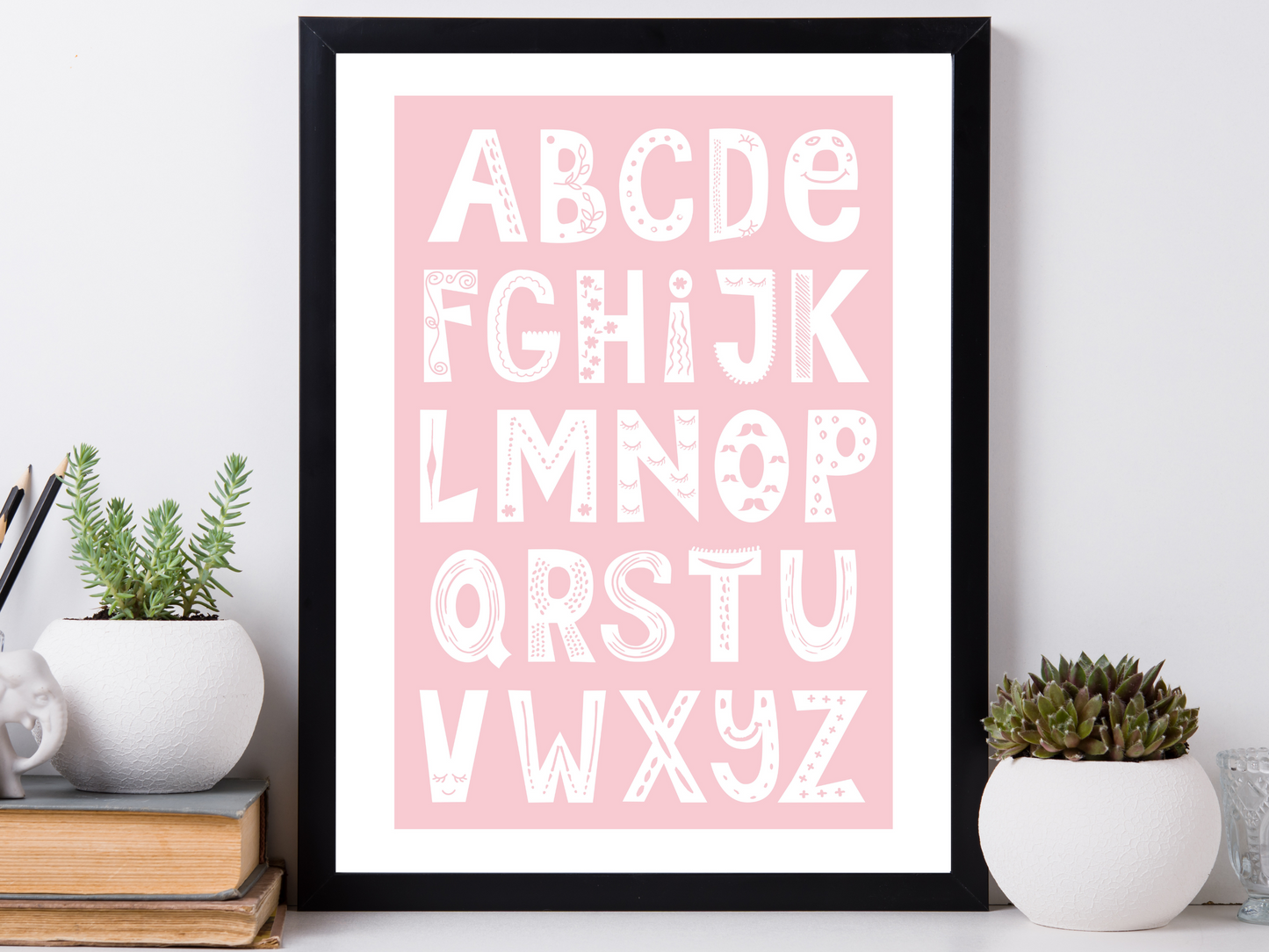 Pink Alphabet