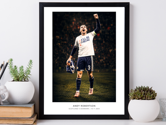 Andy Robertson Scotland v Denmark | Scotland Football