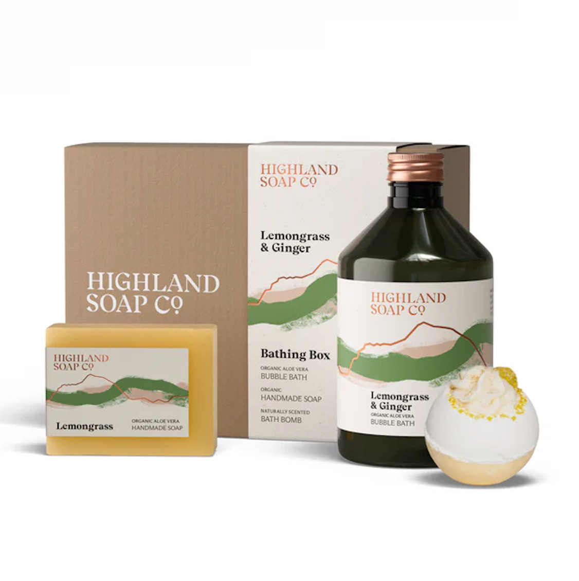 Lemongrass & Ginger | Bathing Box | Highland Soap Co.