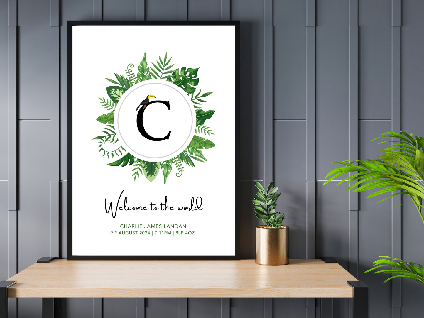 Newborn Jungle Personalised
