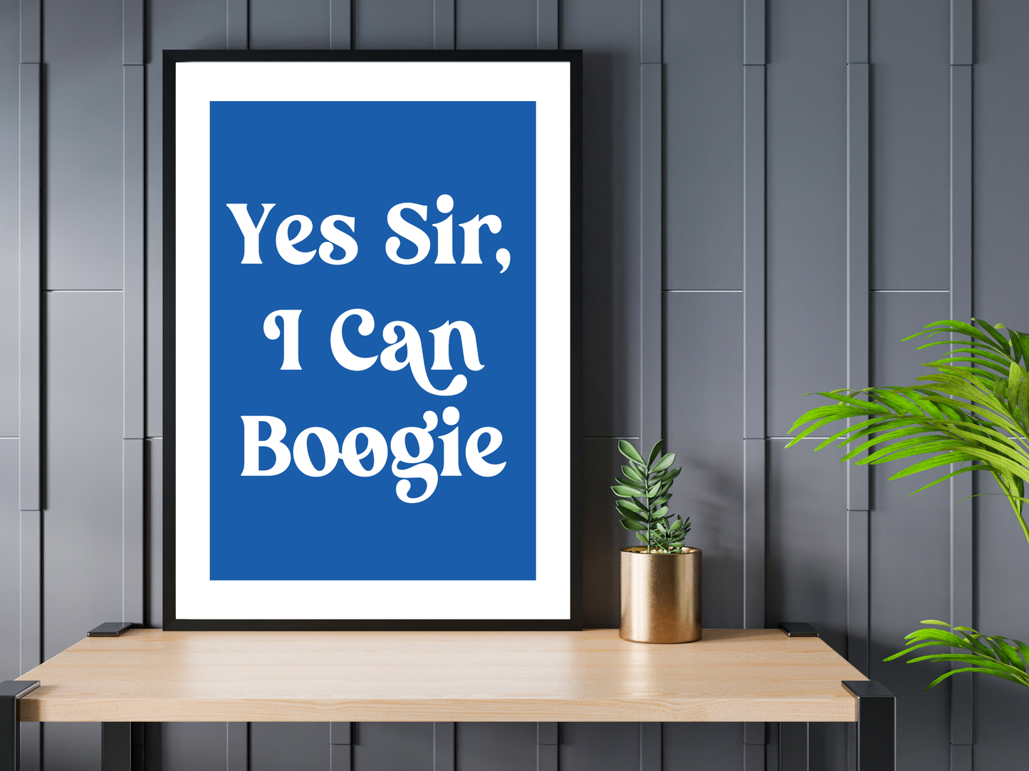 Yes Sir, I Can Boogie (Blue)