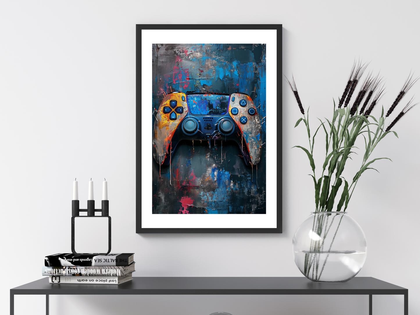 Night Session Controller | Gaming Art