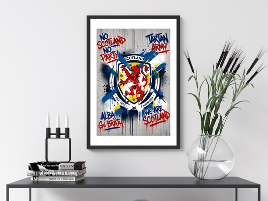 Scotland Football Crest - Graffiti | Scotland Football