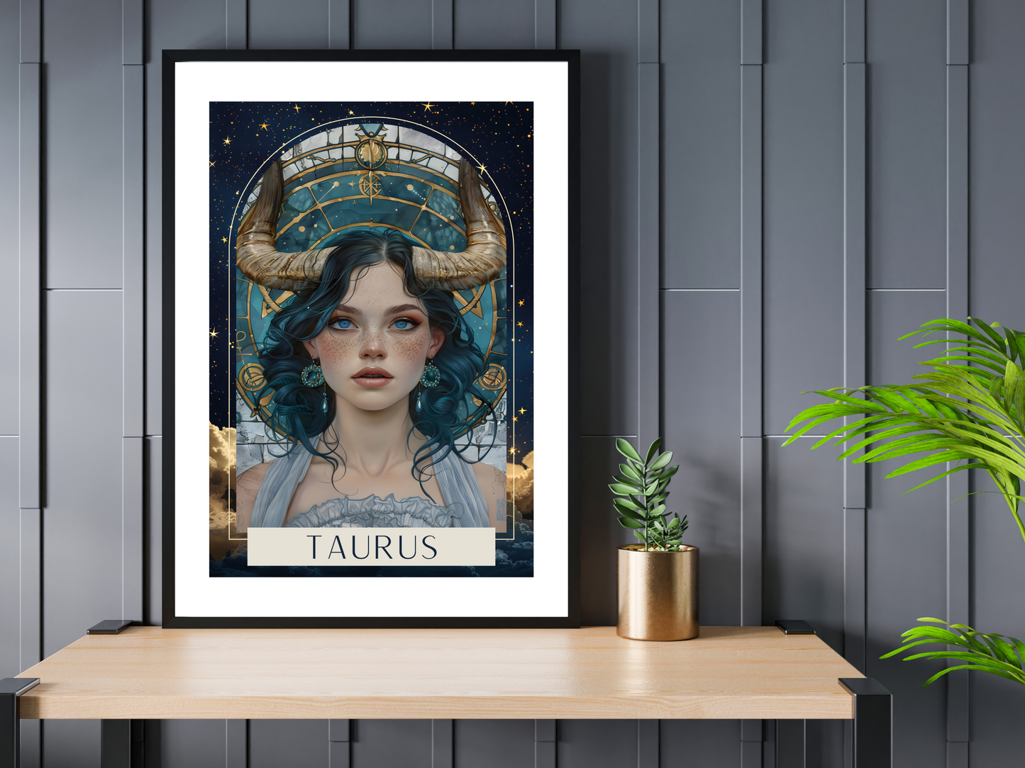 Taurus Zodiac Tarot Print | Astrology Poster