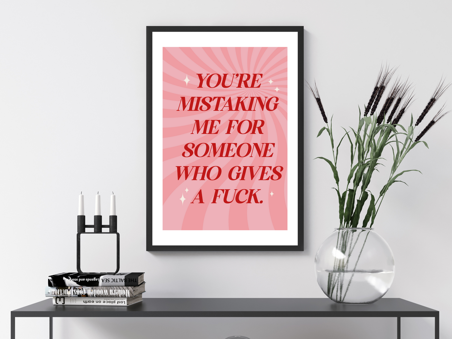 Explicit Mistakes Print | Motivational Quote Poster