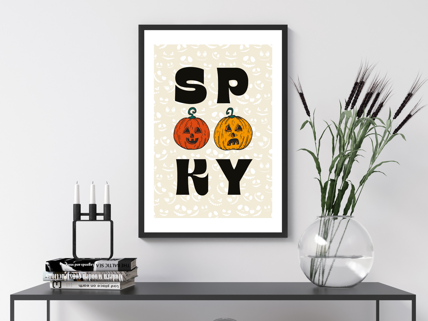 Spooky Halloween Print | Fun Seasonal Poster