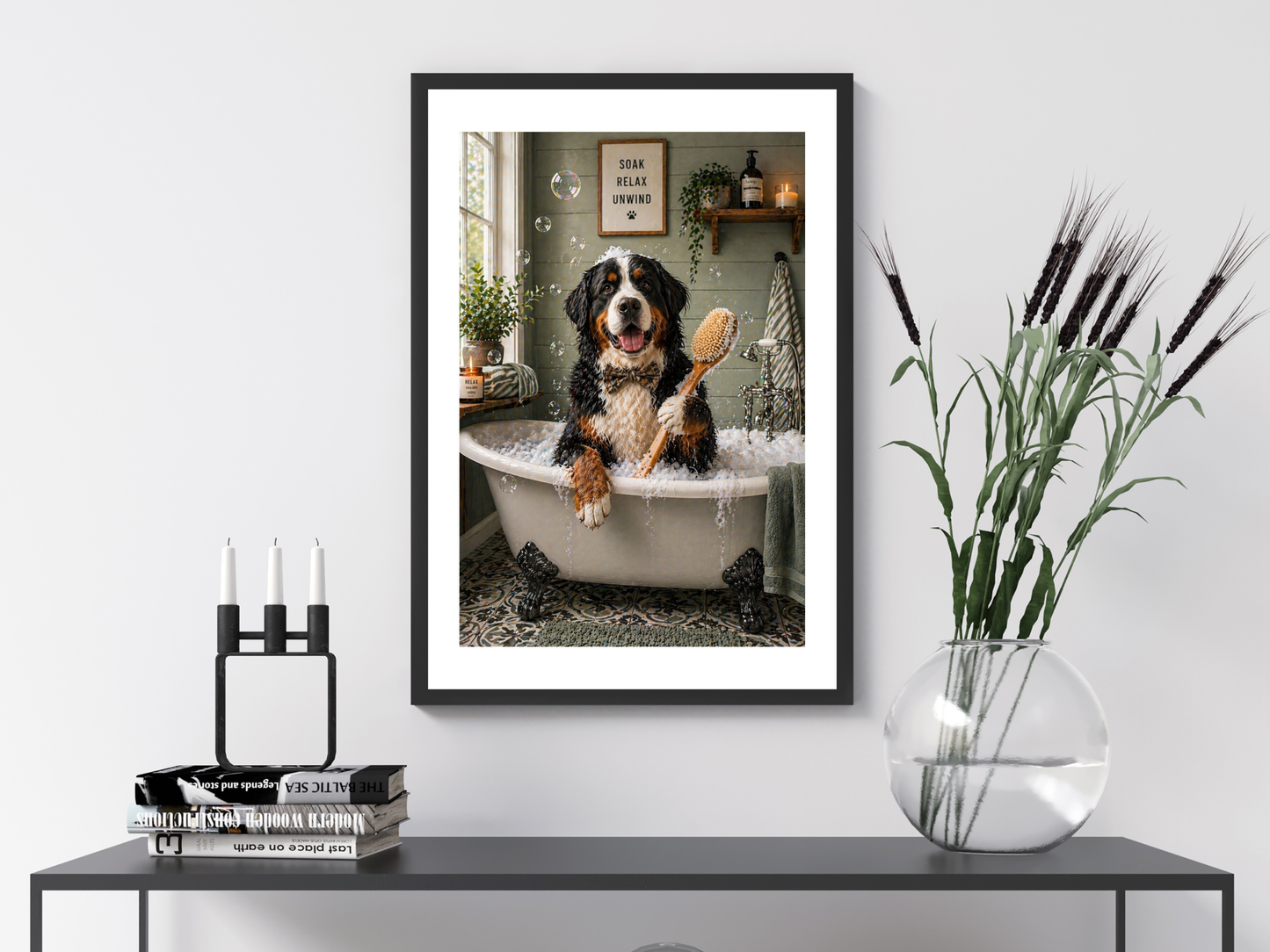 Bernese Mountain Dog In Bath