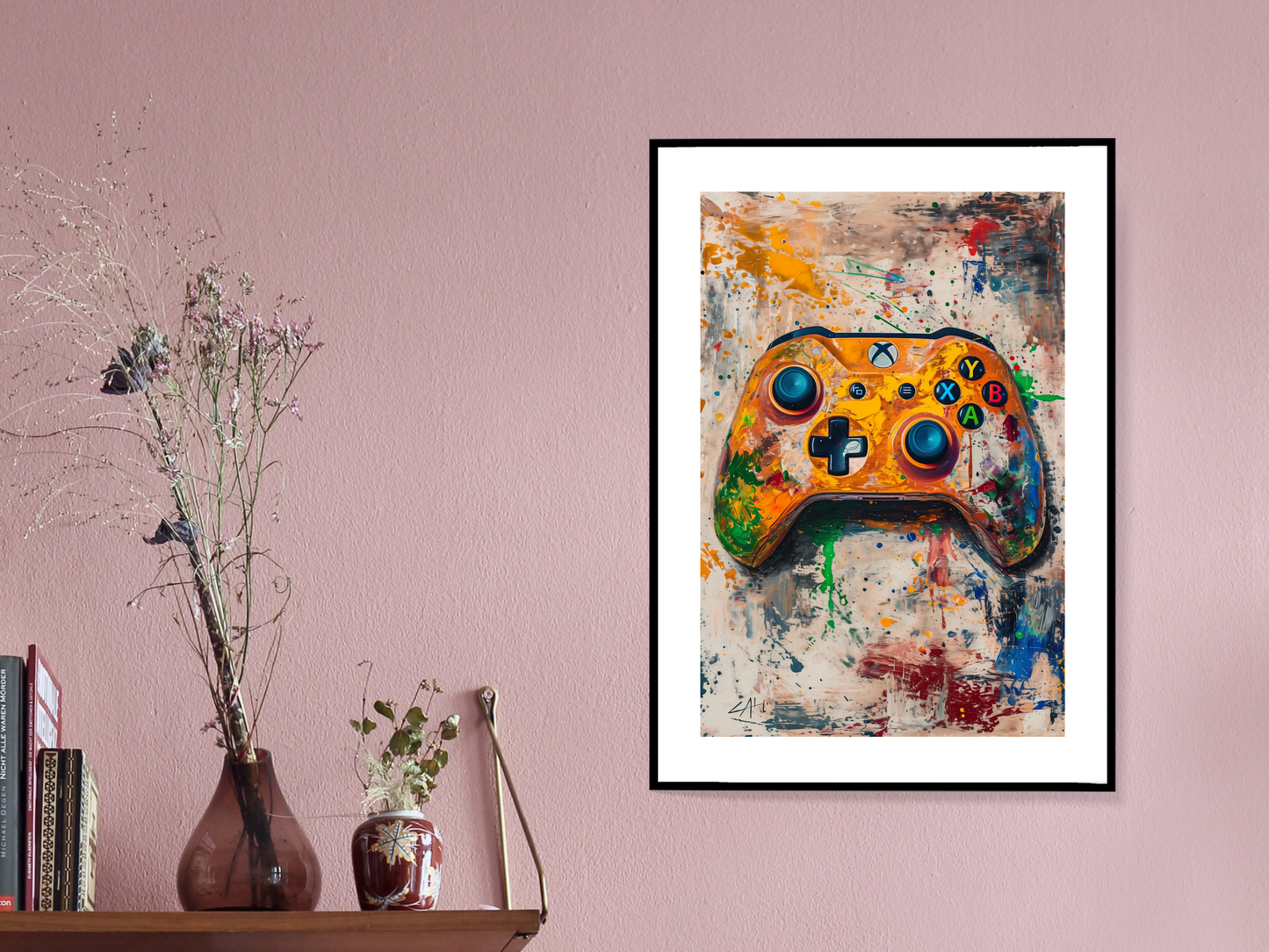 Night Session Controller | Gaming Art