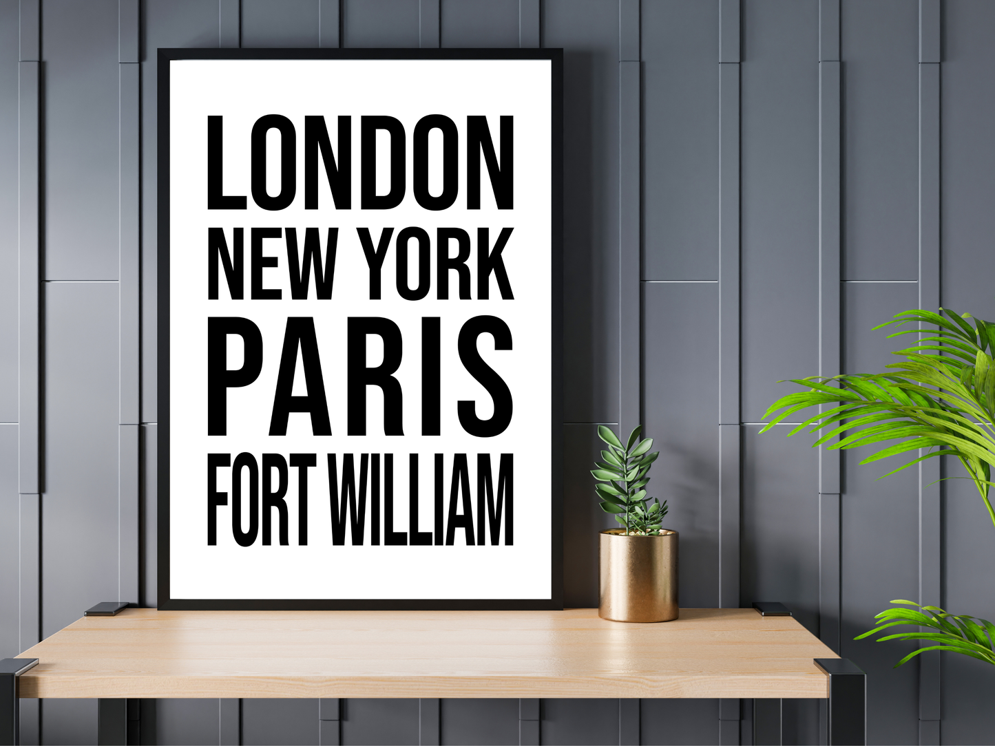 Fort William Bold Print