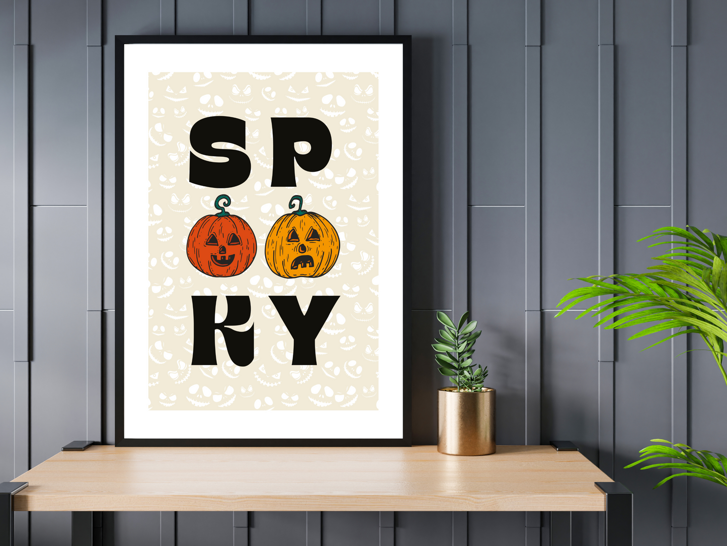 Spooky Halloween Print | Fun Seasonal Poster