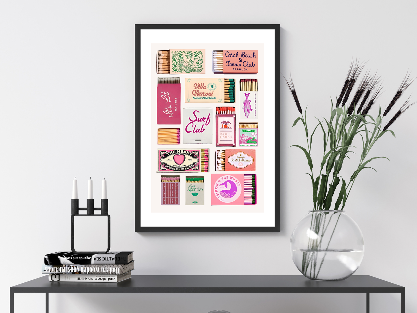 Vintage Preppy Matches | Fun Print