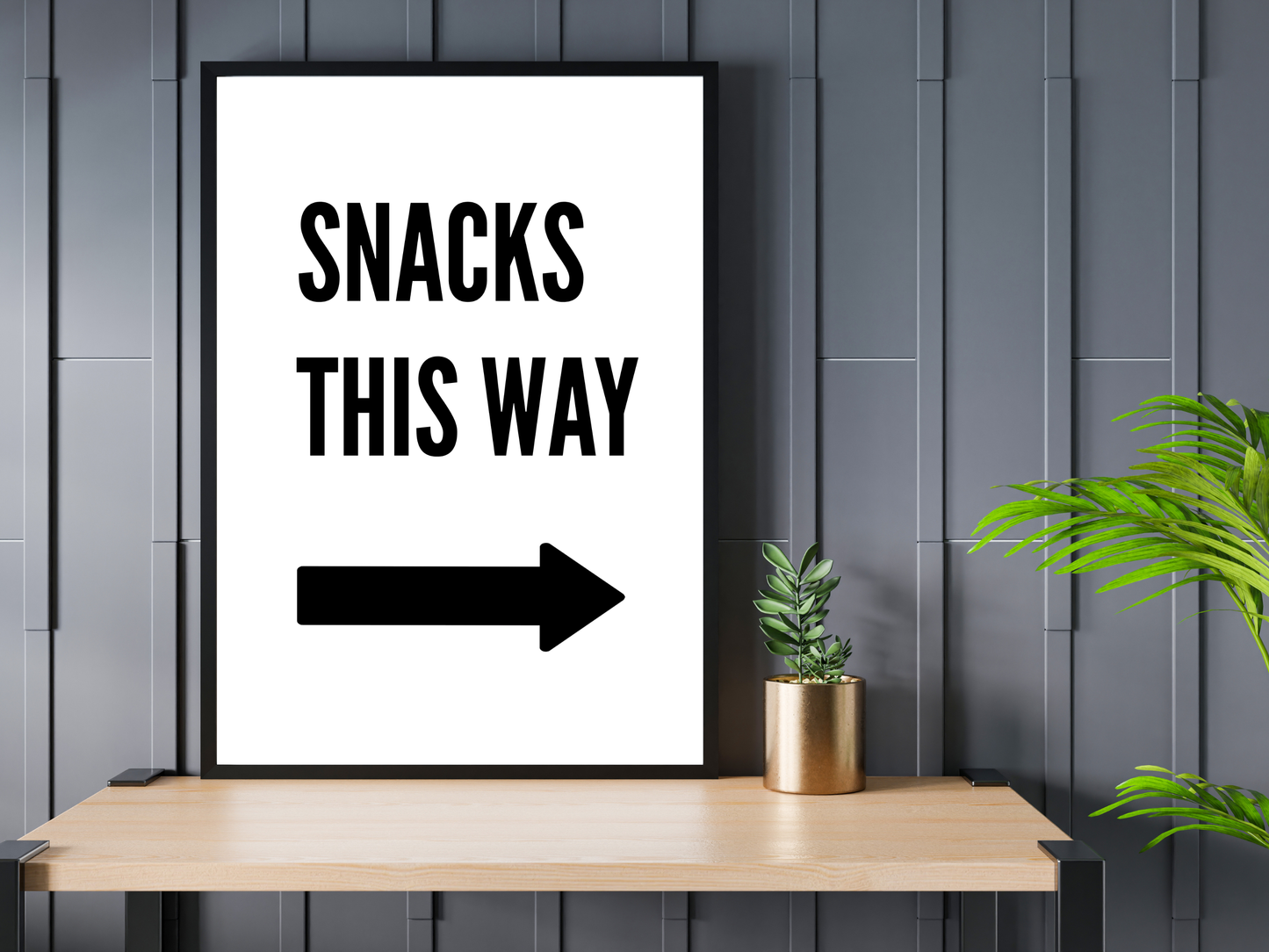 Snacks This Way (Right Arrow)