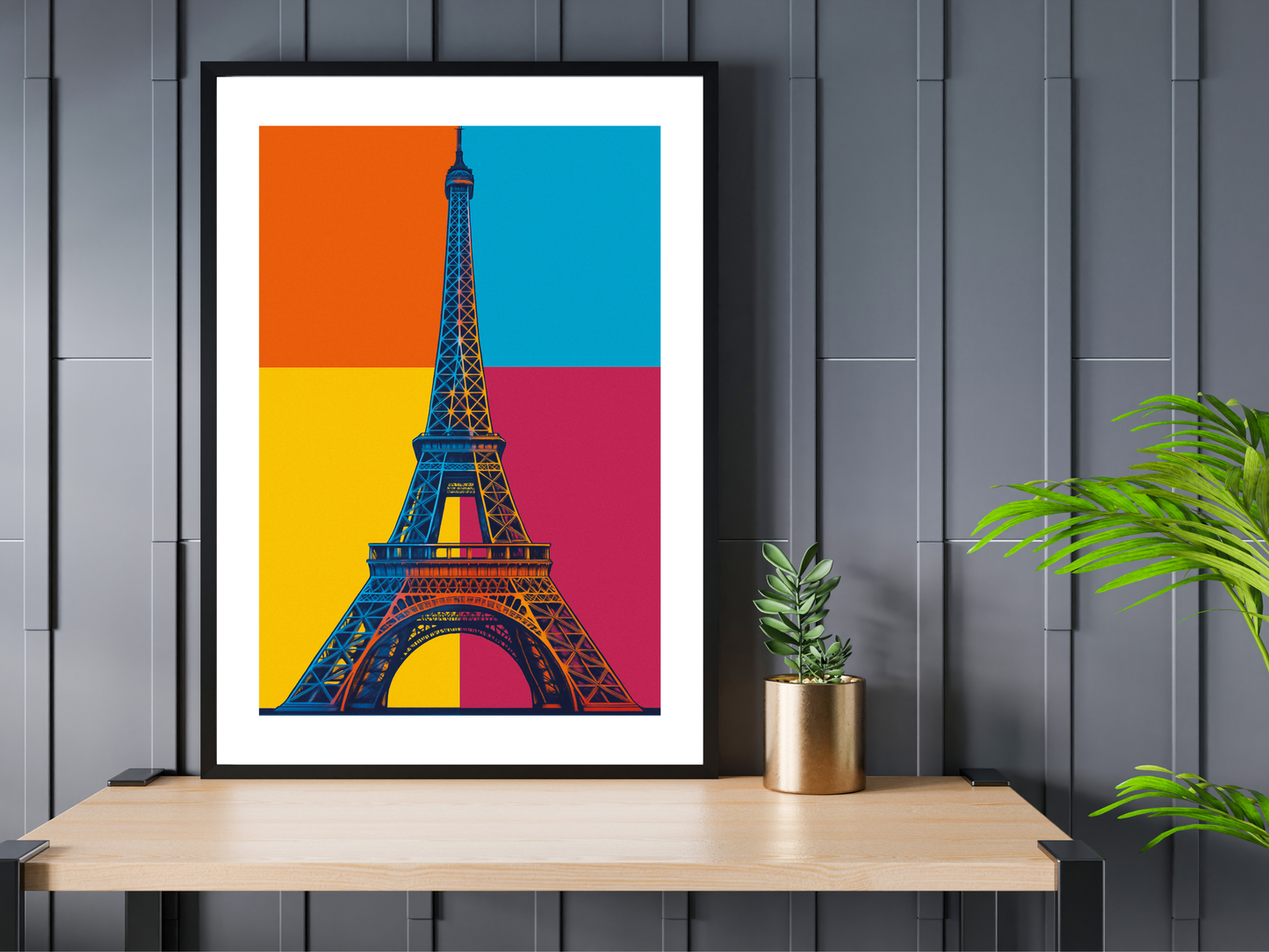 Eiffel Tower Pop Art