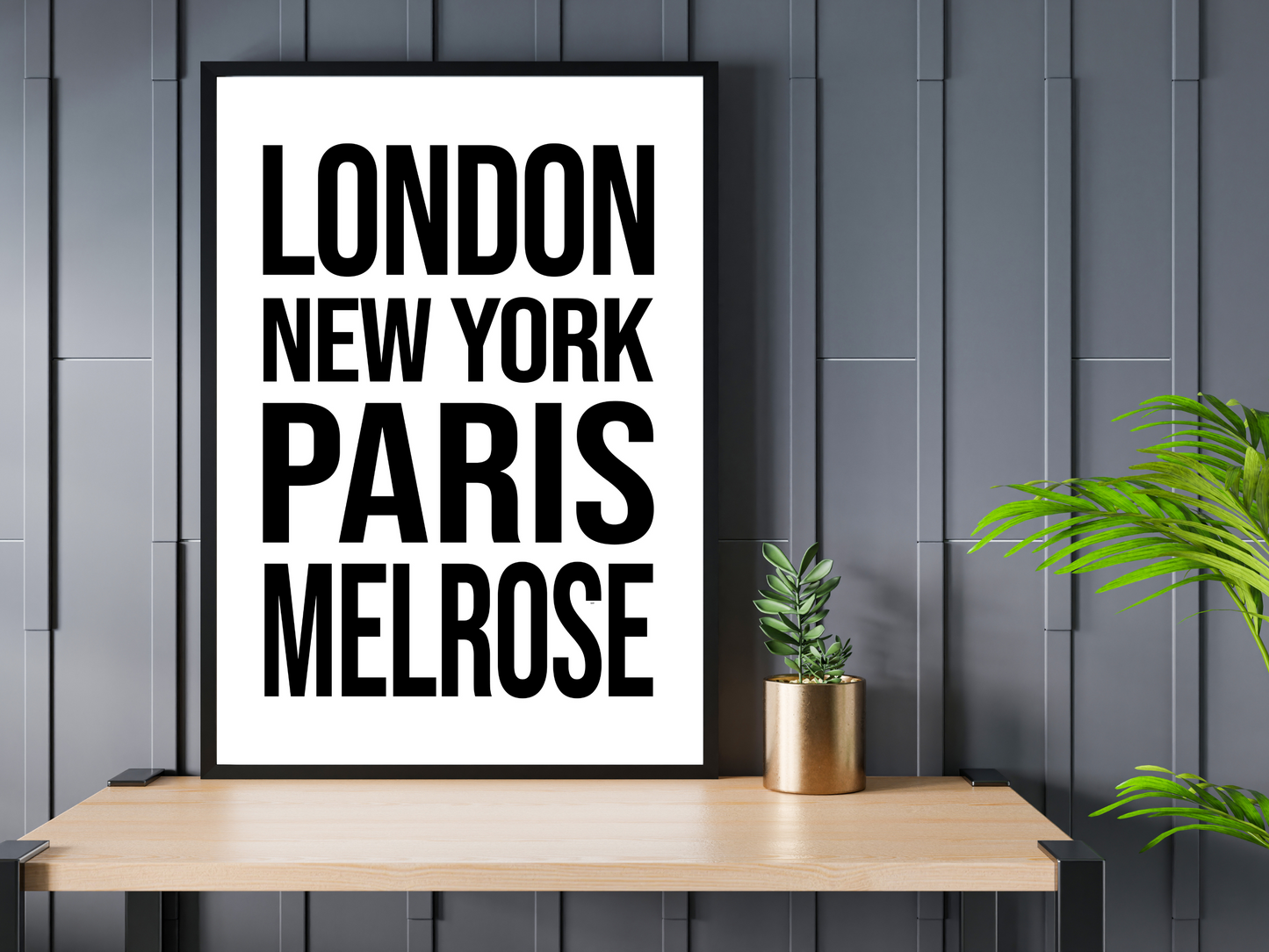 Melrose Bold Print