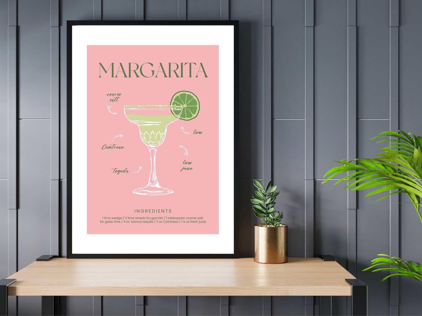 Margarita Pink Cocktail