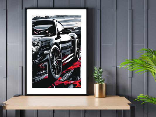 Midnight Runner Supercar | Car Art