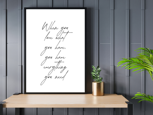 Everything You Need