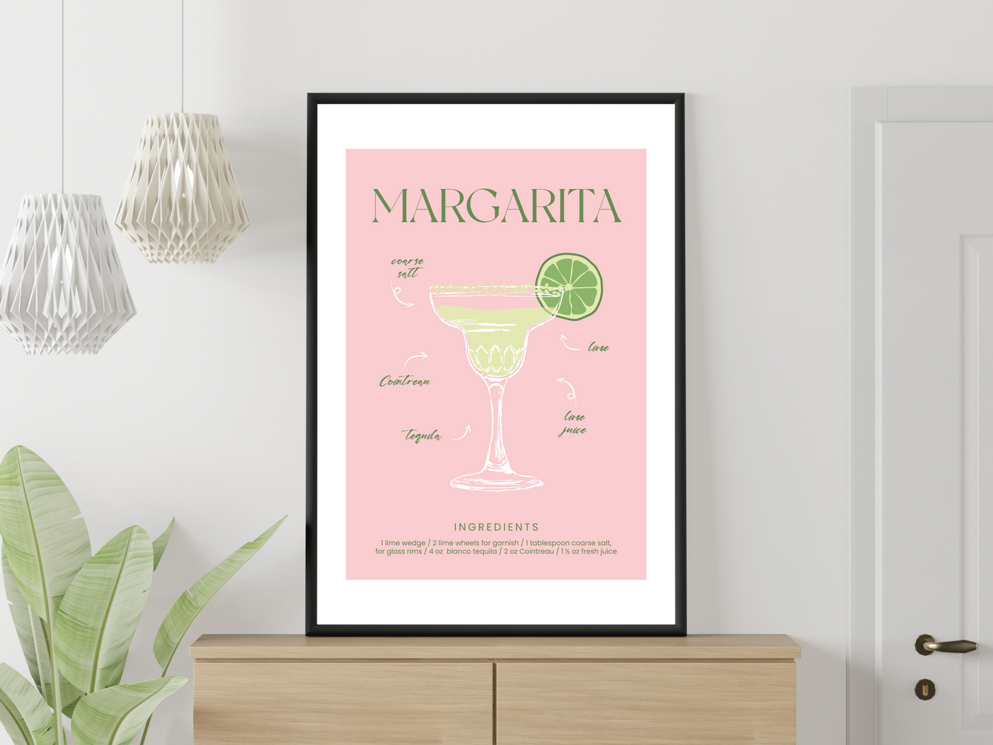 Margarita Pink Cocktail