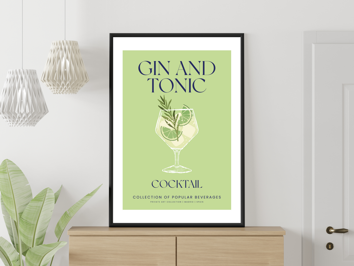 Gin & Tonic Cocktail