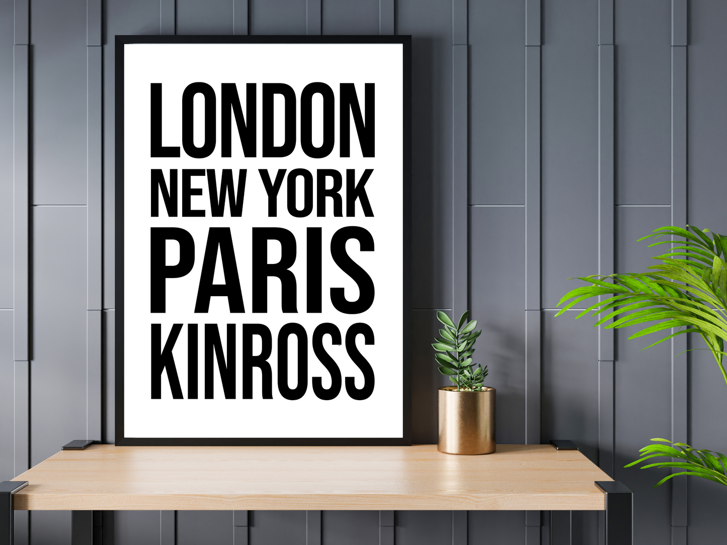 Kinross Bold Print
