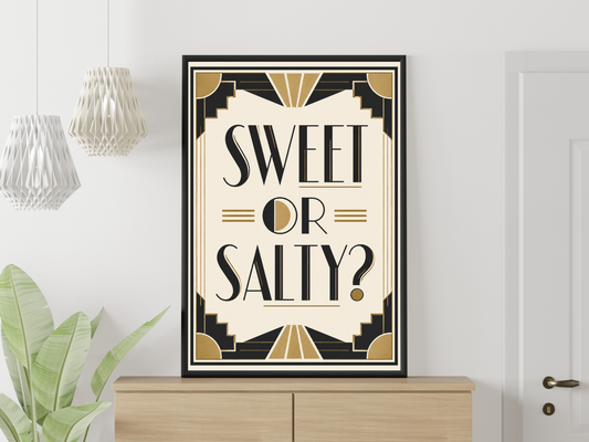 Sweet Or Salty? | Art Deco