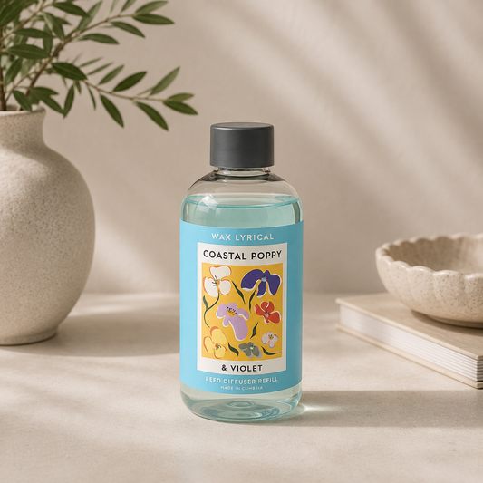 Coastal Poppy & Violet 200ml Reed Diffuser Refill