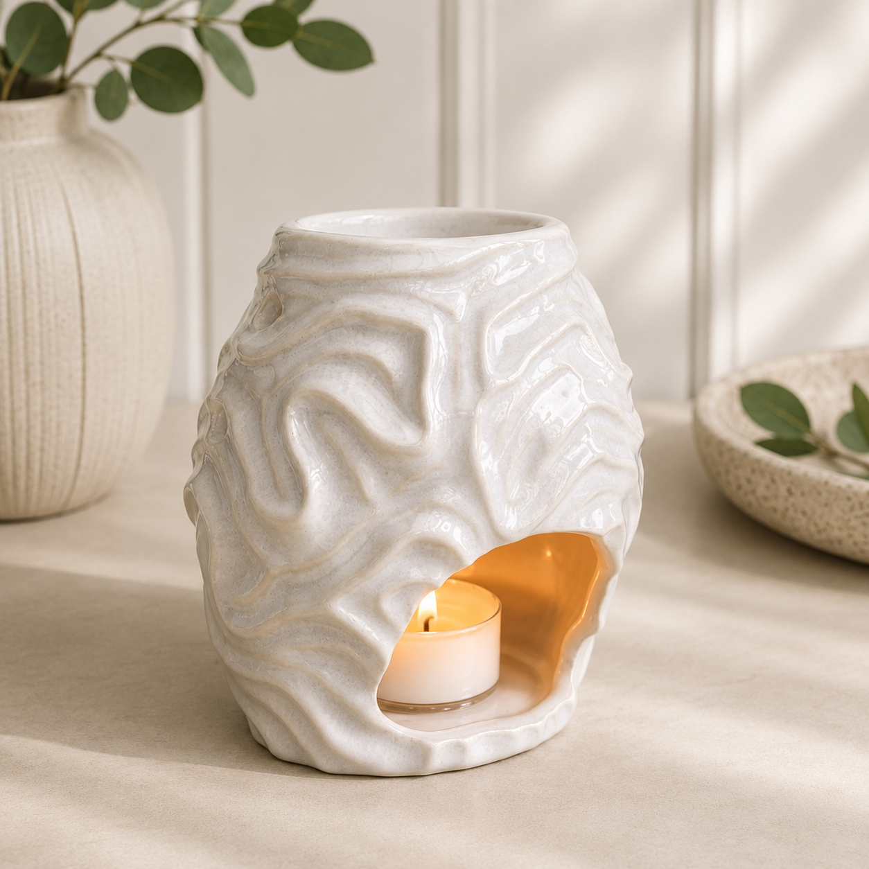 Coral Ceramic Wax/Oil Burner