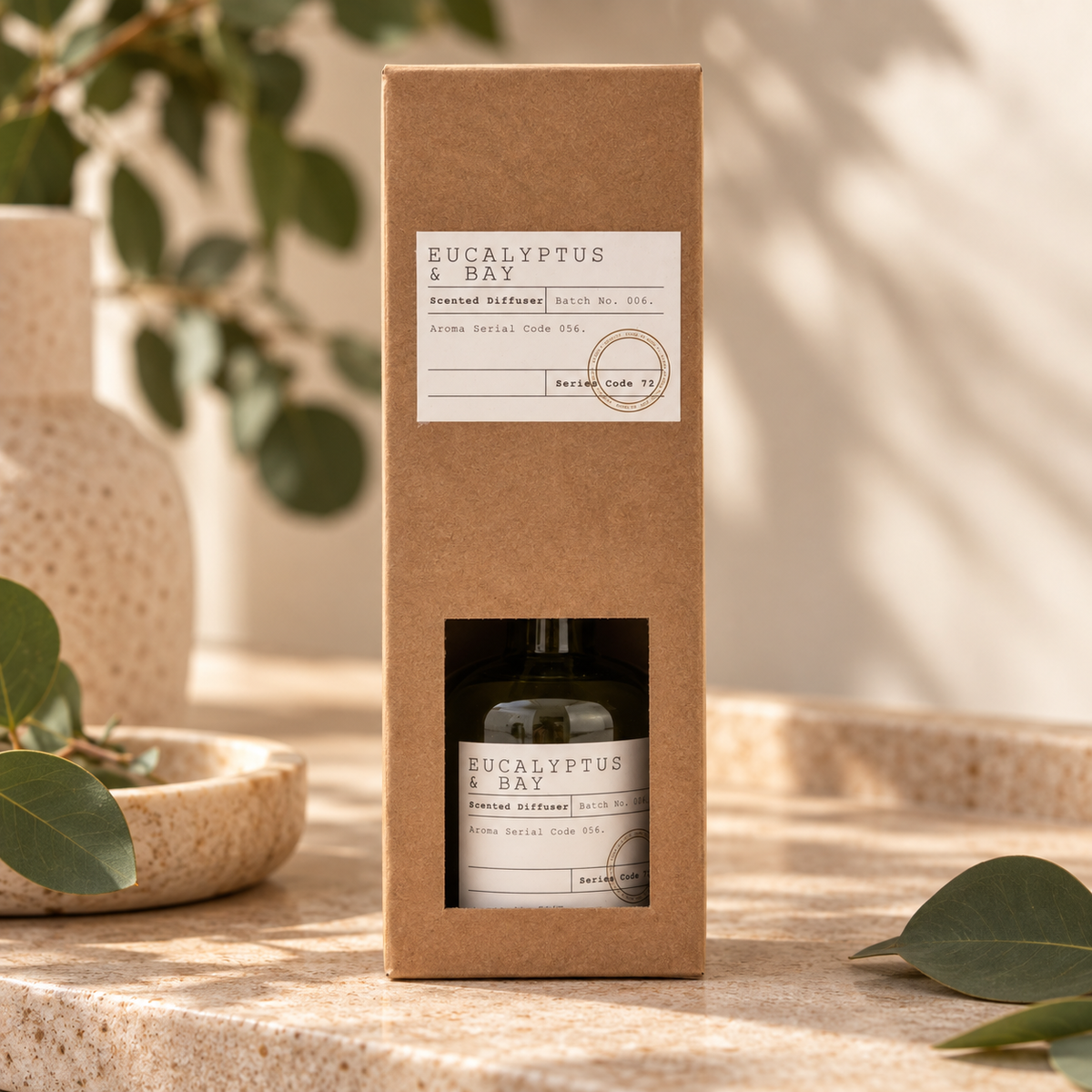 Eucalyptus and Bay Reed Diffuser | 250ml