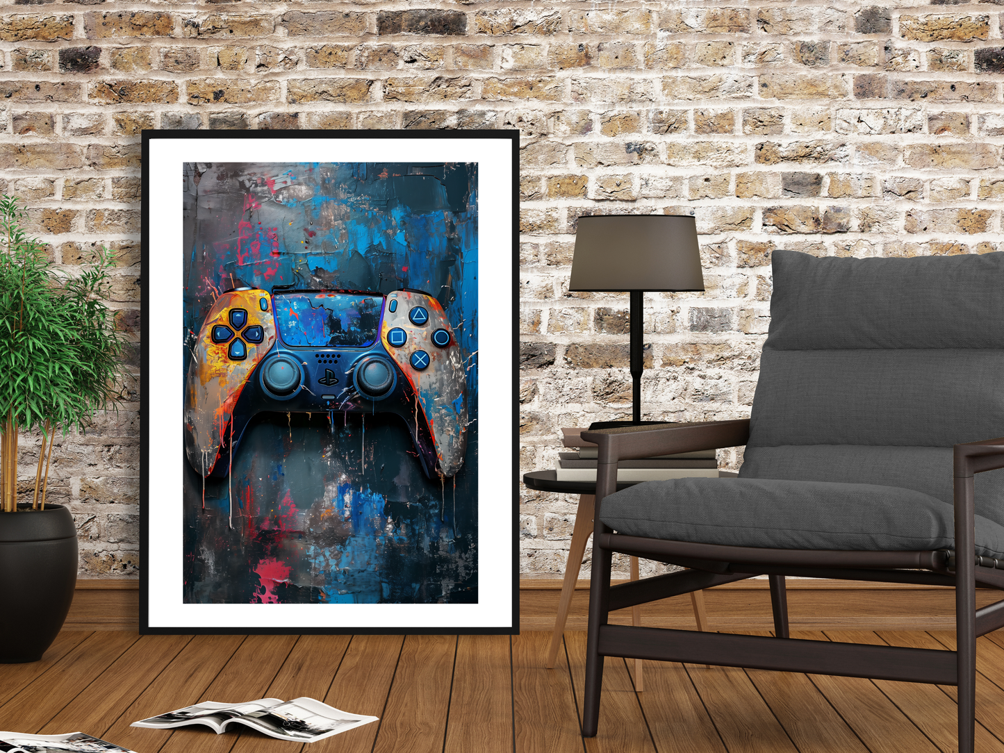 Night Session Controller | Gaming Art