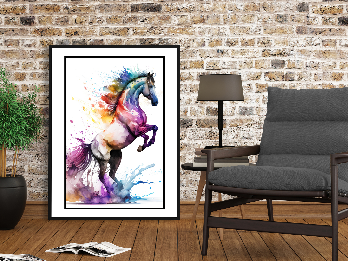 Watercolour Horse Art
