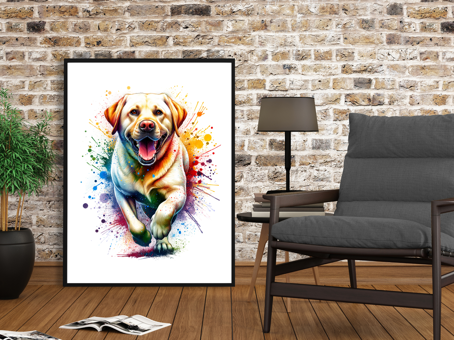 Watercolour Labrador Art